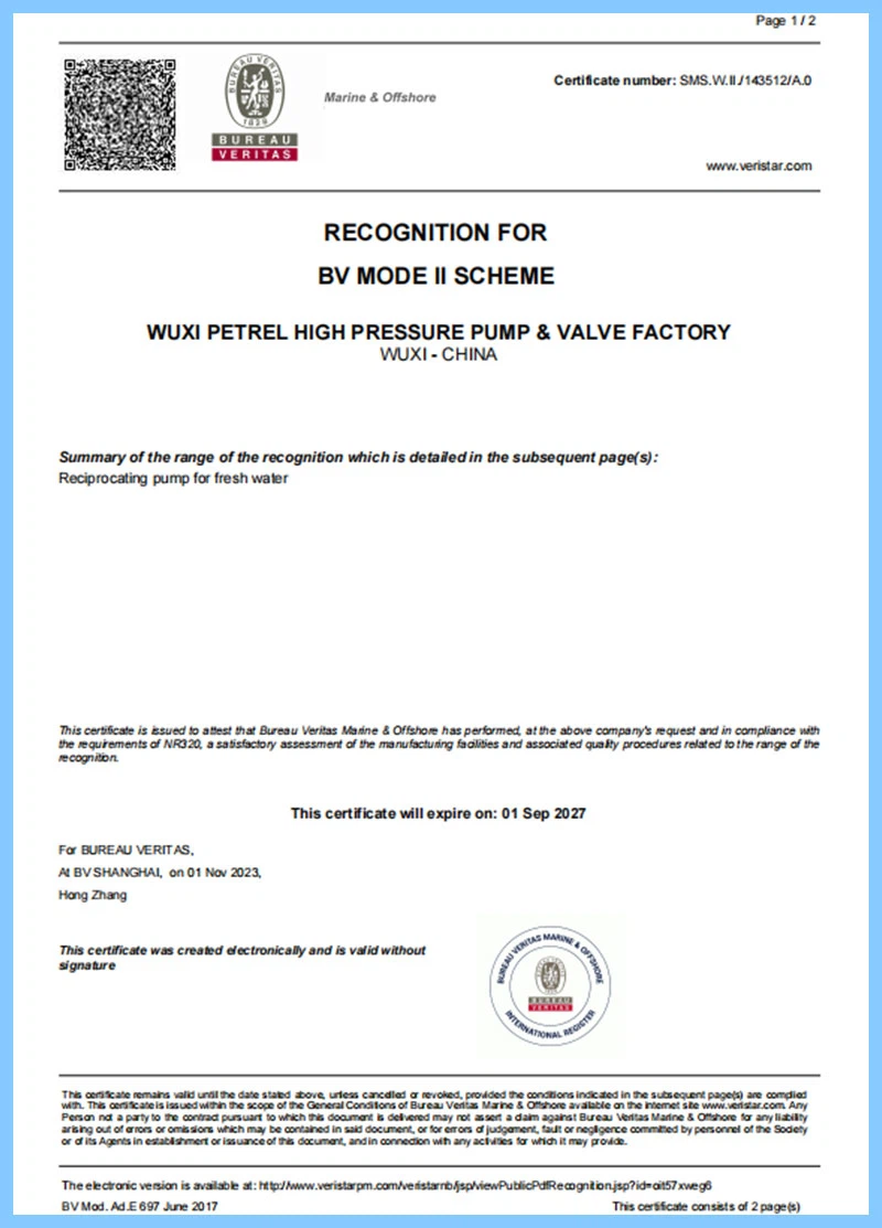 Recognition for BV Mode II Scheme Recognition for BV Mode II Scheme