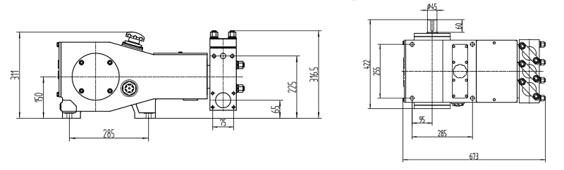 High Pressure Pump With Electric Motor