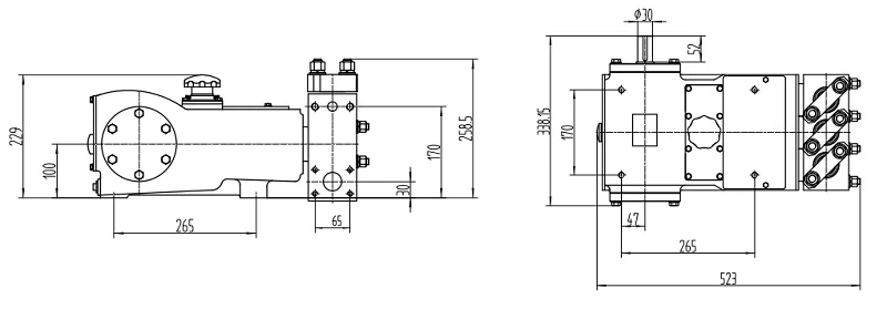 Stainless Steel Horizontal Chemical Pump